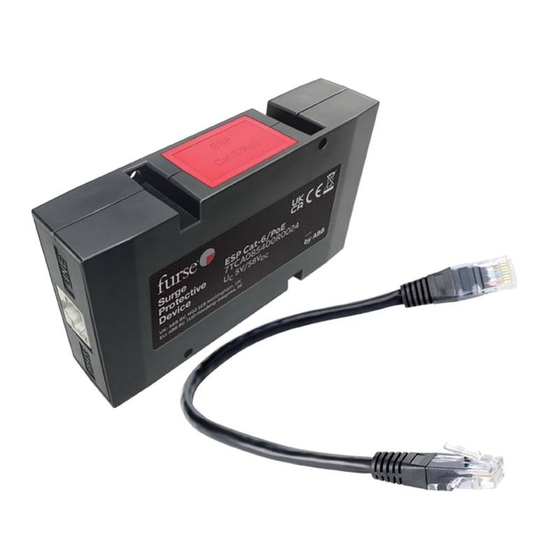 ABB Furse ESP MC イーサネットサージサプレッション、PoE Cat6 RJ45
